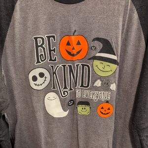 Gray Halloween Graphic Tee